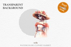Day Of The Dead Halloween Mexican Clipart PNG Scrapbooking Fairy Tale Art Image Watercolor Transparent Print illustration sublimation creepy printable digital watercolor day of the dead, spooky clipart, mexican holiday, Creepy halloween decoration art