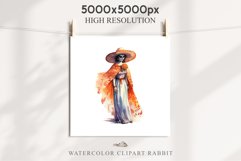 Day Of The Dead Halloween Mexican Clipart PNG Scrapbooking Fairy Tale Art Image Watercolor Transparent Print illustration sublimation creepy printable digital watercolor day of the dead, spooky clipart, mexican holiday, Creepy halloween decoration art