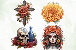Day of The Dead Sublimation Clipart Product Image 2