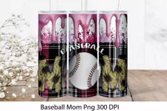 Baseball Mom tumbler. Baseball Tumbler. Mother Day PNG. Product Image 1