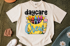 Daycare Crew PNG, Back to School Sublimation Designs Product Image 2