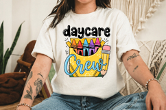 Daycare Crew PNG, Back to School Sublimation Designs Product Image 3