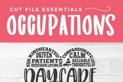 Daycare worker svg tall Pinterest image
