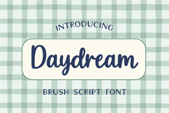DAYDREAM Cursive Brush Handwriting Font Product Image 1