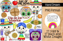 Day of the Dead Clip Art - Día de los Muertos - Skeletons Product Image 1