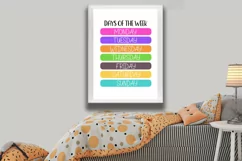 DAYS OF THE WEEK CLASSROOM POSTER PRINTABLE- PRINTABLE DAYS OF THE WEEK POSTER CLASSROOM 2