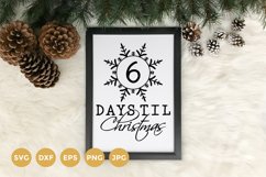 Christmas Countdown SVG | Days til Christmas SVG Product Image 1