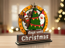 Christmas Countdown Calendar - Santa &amp; Reindeer Advent Product Image 2