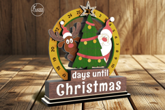 Christmas Countdown Calendar - Santa &amp; Reindeer Advent Product Image 8