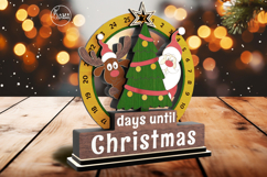 Christmas Countdown Calendar - Santa &amp; Reindeer Advent Product Image 6