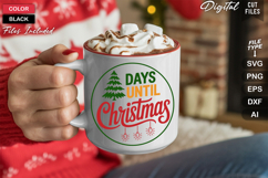 Farmhouse Christmas Sign SVG Bundle | Round Sign Holiday SVG Product Image 21