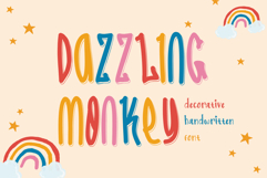 Dazzling Monkey - Thiny Decorative Font Product Image 1