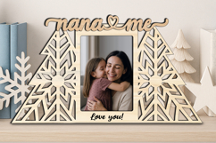 Christmas Tree Nana and Me SVG Photo Frame Appreciation Gift Product Image 1