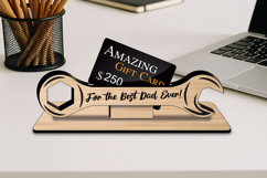 Father&#039;s Day Gift Card Money Holder Wrench Tools Best Dad Product Image 1