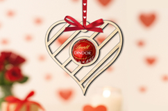 SVG Classic Love Heart Candy Holder Laser Valentine Gift Product Image 1