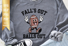 Fall&#039;s Out Balls Out SVG PNG for Football Season Shirt Product Image 3