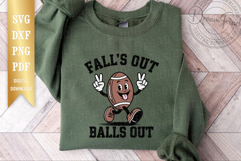 Fall&#039;s Out Balls Out SVG PNG for Football Season Shirt Product Image 4