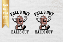 Fall&#039;s Out Balls Out SVG PNG for Football Season Shirt Product Image 5
