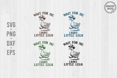 Wait For Me I Have Little Legs|Funny Goose Meme|Short Legs Product Image 1