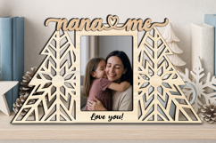 Christmas Tree Nana and Me SVG Photo Frame Appreciation Gift Product Image 2