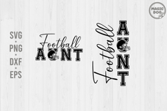 Football Aunt Game Day Shirt Design|Football Family SVG Product Image 1