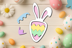 Carrot Bunny Ears Easter Puzzle Kid Game SVG Laser Child Product Image 2