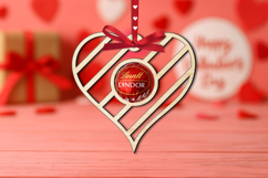 SVG Classic Love Heart Candy Holder Laser Valentine Gift Product Image 2
