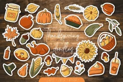 29 THANKSGIVING stickers PNG | JPG | EPS Product Image 1