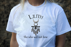 Lilith She Who Will Not Bow witchy Dark Feminine Gothic Product Image 2