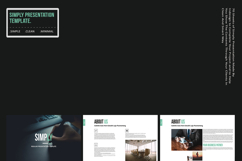 Simply Presentation Template 56 Pages InDesign INDD Product Image 1