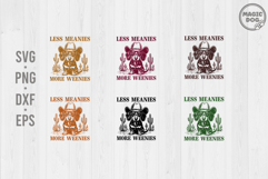 Less Meanies More Weenies Dachshund Cowboy Wiener Dog Mom Product Image 1