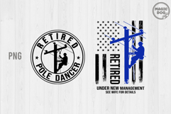 Retired Lineman PNG|Electrician Power Pol|Retirement Dad Product Image 1