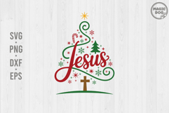 Jesus Christmas Tree|Faith Holiday|Christian Christmas Product Image 1