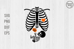 Skeleton Halloween Pregnancy|Halloween Maternity|Fall Mama Product Image 1