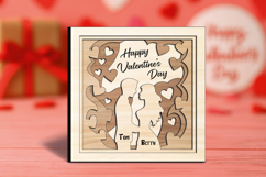 SVG Valentine&#039;s Day Shadowbox Love Romantic Laser Paper Cut Product Image 2