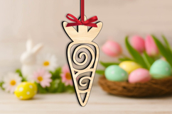 Carrot SVG Easter Ornament Holiday Pattern Present Gift Home Product Image 2