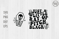 Just A Little Ray Of Pitch Black|Halloween Skeleton Spooky Product Image 1