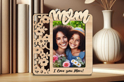 Cherry Blossom SVG Mother Daughter Frame Photo Picture Gift Product Image 1