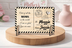 Classic Post Card Happy Mother's Day Gift SVG Laser Grandma Product Image 1