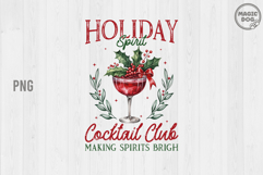Holiday Cocktail Club Making Spirits Bright Christm Holiday Product Image 1