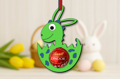 Dino Easter Candy Holder SVG Laser Bonbon Present Gift Product Image 1