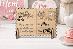 Unique Mother's Day SVG Post Card Present Laser Gift Grandma Product Image 3