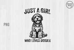Just A Girl Who Loves Doodle|Goldendoodle Dog| Doodle Mom Product Image 1