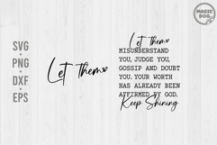 Let Them Christian Quote|Faith-Based Saying| Inspirational Product Image 1