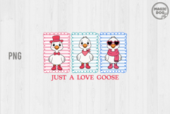 Valentine Goose Coquette|Silly Goose Valentines PNG Product Image 1