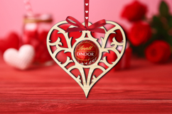 Love Gift Laser Heart Candy Holder SVG Valentine Day Present Product Image 2