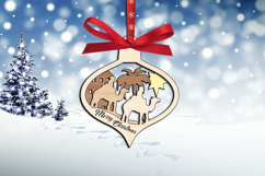 Arabesque Holy Night Silent Night Laser SVG Christmas Gift Product Image 3