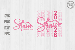 Senior Class of 2026|Senior Coquette Bow Graduation 2026 Product Image 1