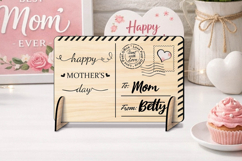 Happy Mother's Day SVG Post Card Gift Laser Present Grandma Product Image 1