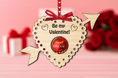 Heart Arrow Vanlentine Day Candy Holder SVG Laser Love Gift Product Image 1